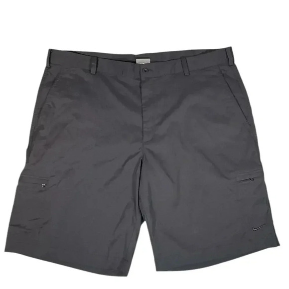 Nike Golf Dri-Fit Men's Shorts Black Size 40 Active Performance Gear Side Zip - Picture 1 of 9